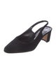 Manolo Blahnik Suede Slingback Pumps