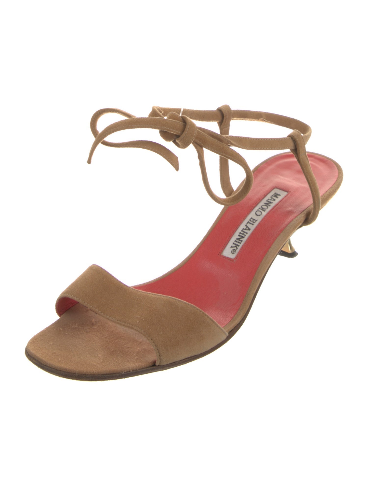 Manolo Blahnik Suede Sandals