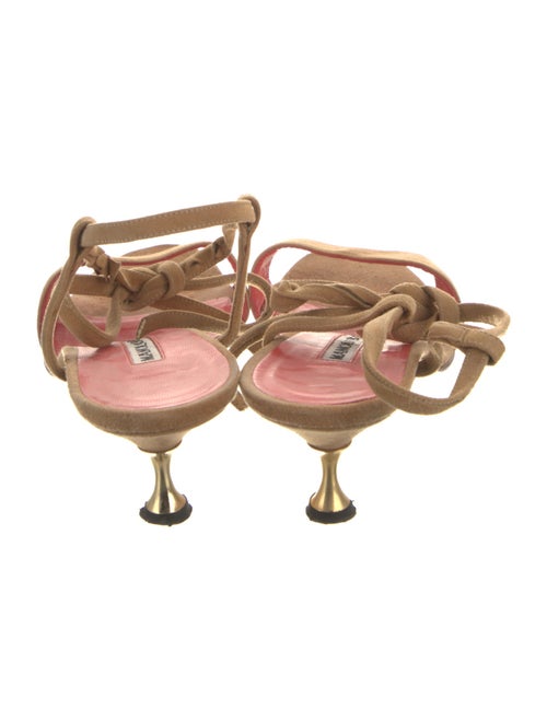 Manolo Blahnik Suede Sandals