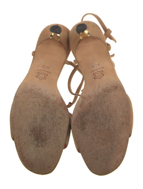 Manolo Blahnik Suede Sandals