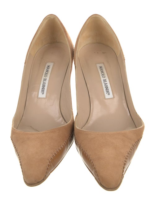 Manolo Blahnik Suede Pumps