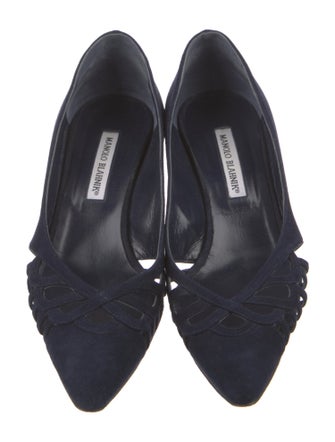 Manolo Blahnik Suede Pumps
