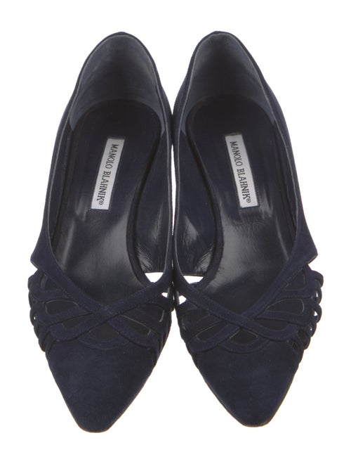 Manolo Blahnik Suede Pumps