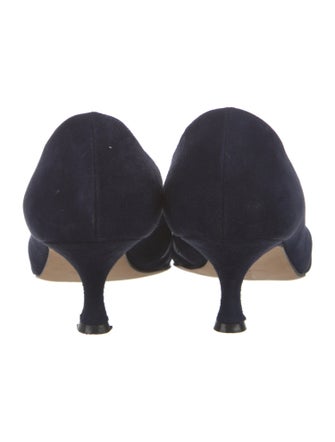 Manolo Blahnik Suede Pumps