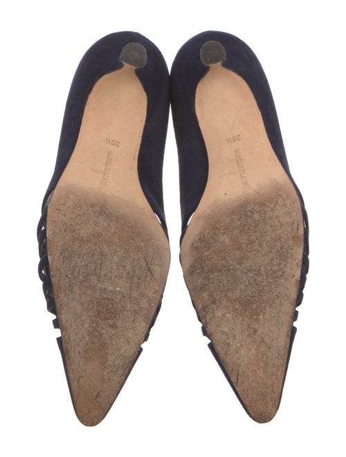 Manolo Blahnik Suede Pumps