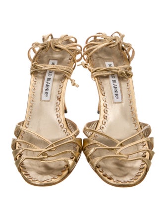 Manolo Blahnik Leather Sandals