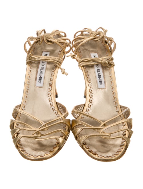 Manolo Blahnik Leather Sandals