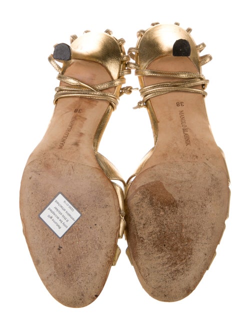 Manolo Blahnik Leather Sandals