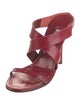 Manolo Blahnik Leather Slides