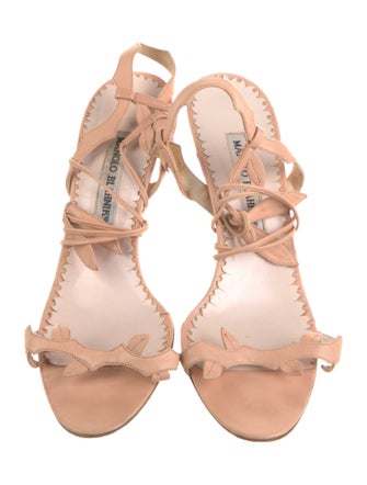 Manolo Blahnik Leather Sandals
