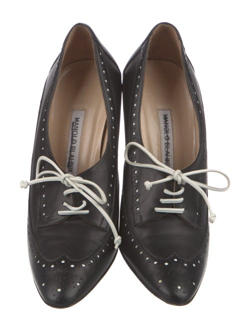 Manolo Blahnik Leather Pumps