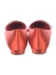Manolo Blahnik Satin Crystal Embellishments Ballet Flats