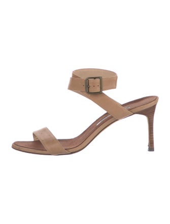 Manolo Blahnik Leather Sandals