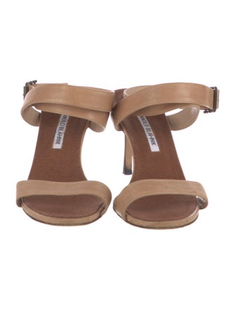 Manolo Blahnik Leather Sandals