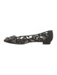 Manolo Blahnik Lace Crystal Embellishments Flats