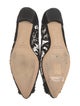 Manolo Blahnik Lace Crystal Embellishments Flats