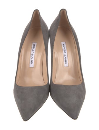 Manolo Blahnik Suede Pumps