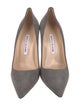Manolo Blahnik Suede Pumps