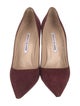 Manolo Blahnik Suede Pumps
