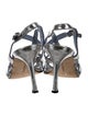 Manolo Blahnik Patent Leather Slingback Sandals