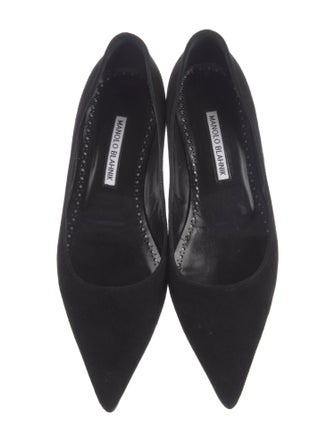 Manolo Blahnik Suede Pumps
