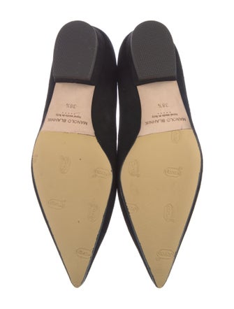 Manolo Blahnik Suede Pumps