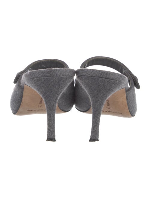 Manolo Blahnik Wool Mules