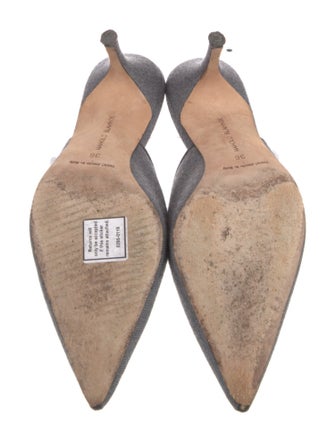 Manolo Blahnik Wool Mules