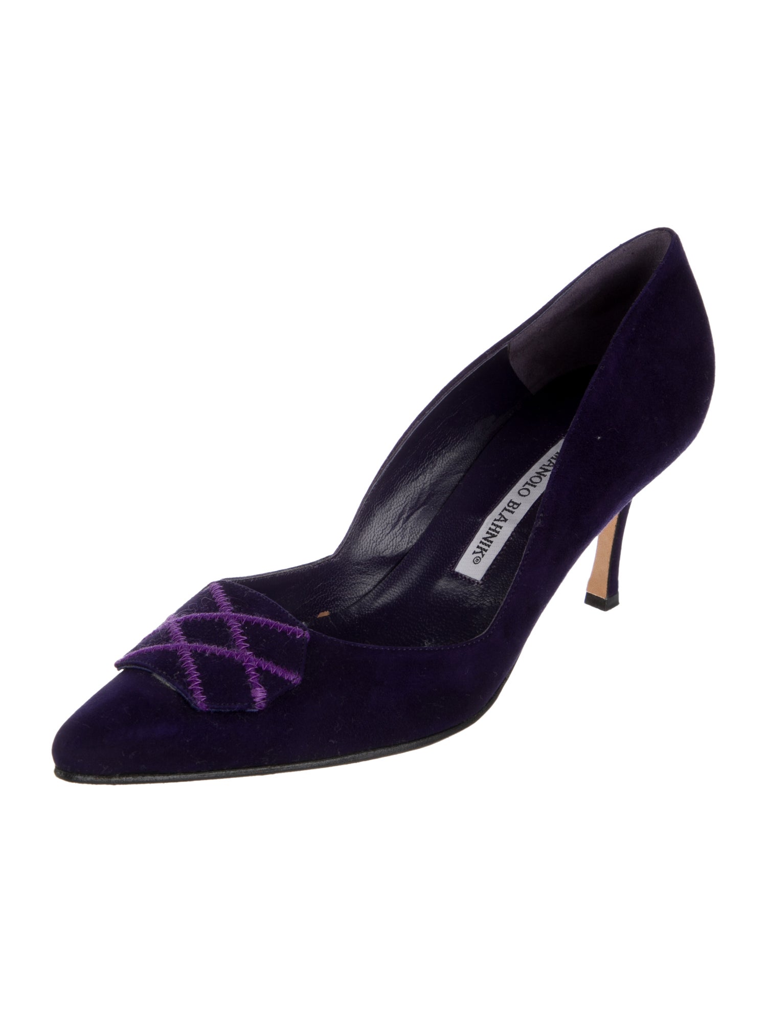 Manolo Blahnik Suede Pumps