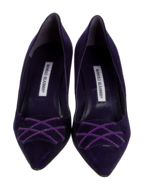 Manolo Blahnik Suede Pumps