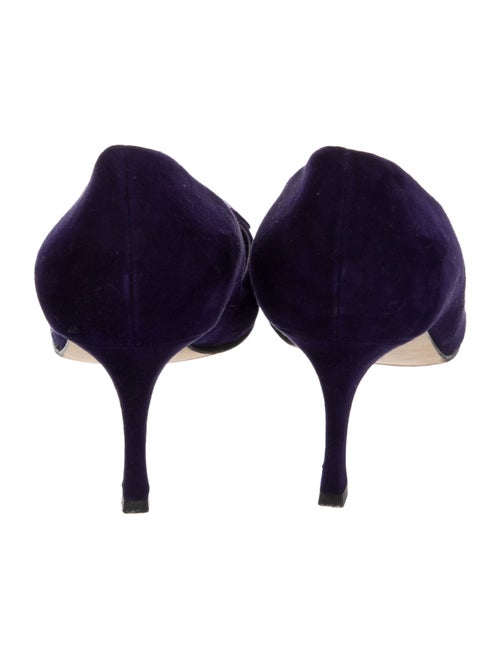 Manolo Blahnik Suede Pumps