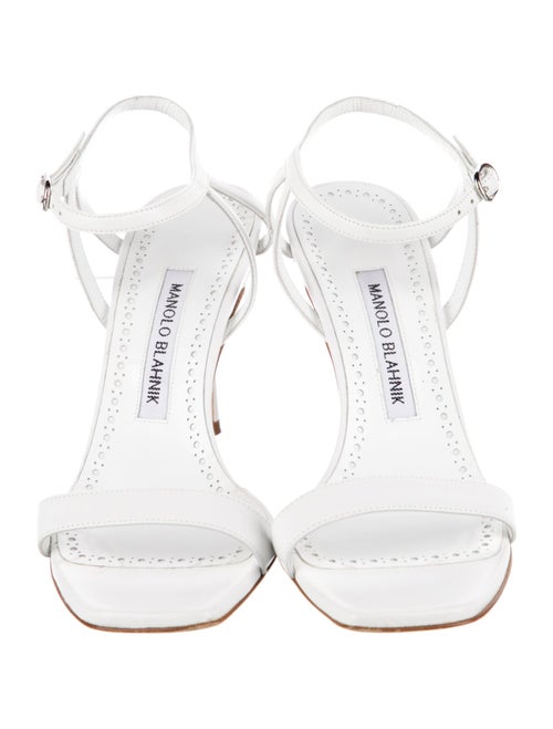 Manolo Blahnik Leather Sandals