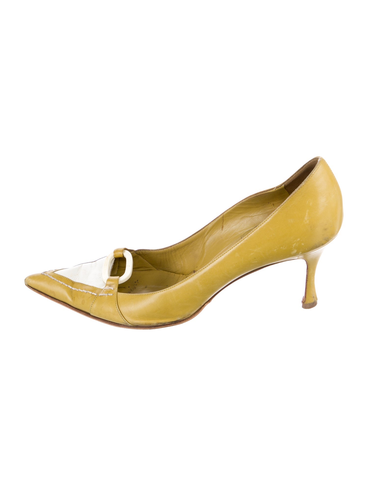 Manolo Blahnik Leather Pumps
