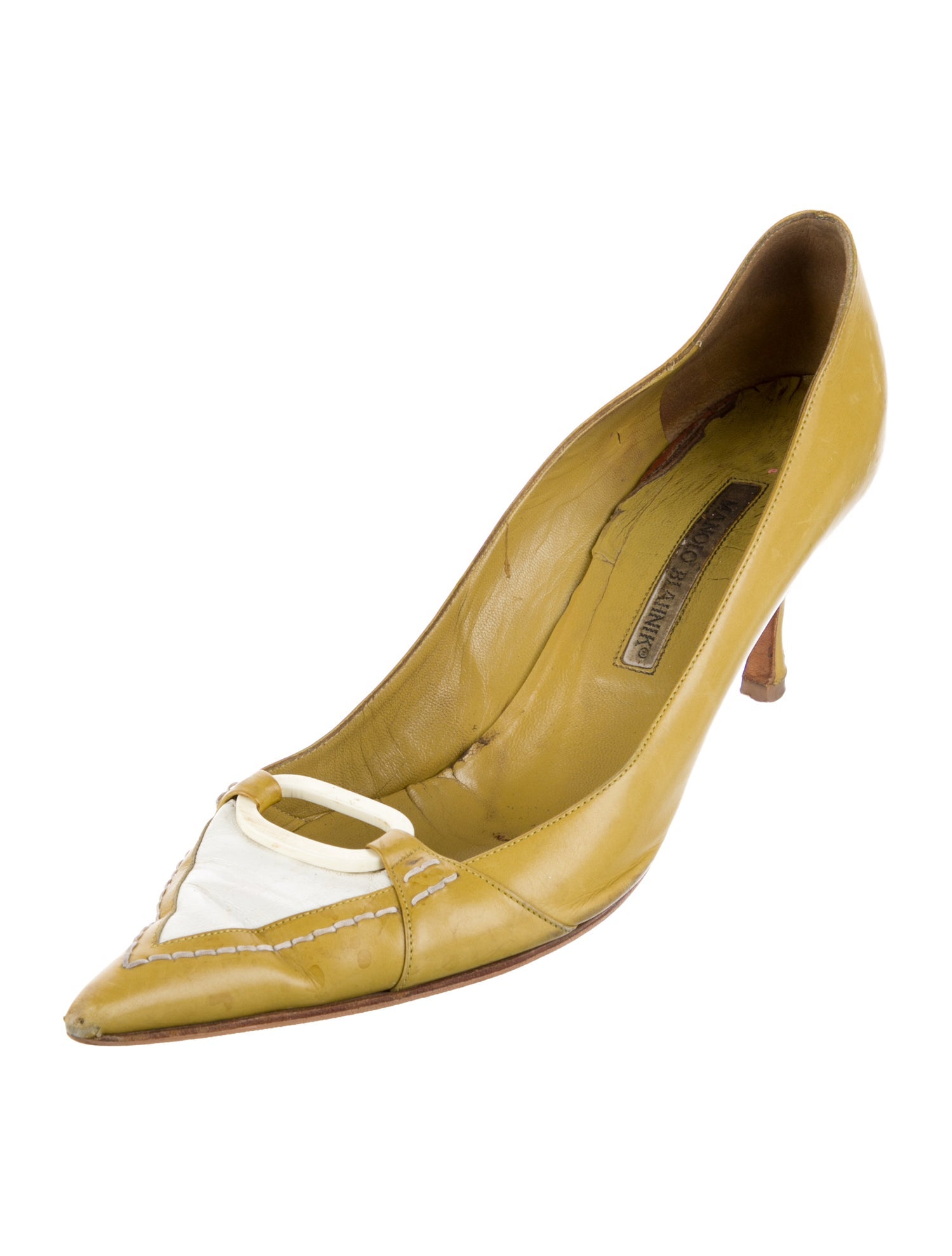 Manolo Blahnik Leather Pumps