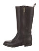 Manolo Blahnik Leather Riding Boots