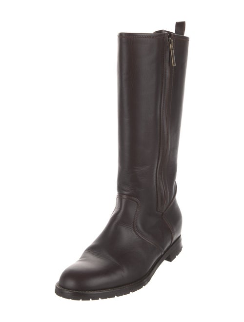 Manolo Blahnik Leather Riding Boots