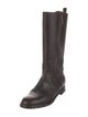Manolo Blahnik Leather Riding Boots