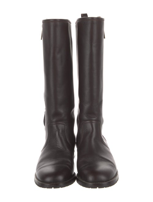 Manolo Blahnik Leather Riding Boots