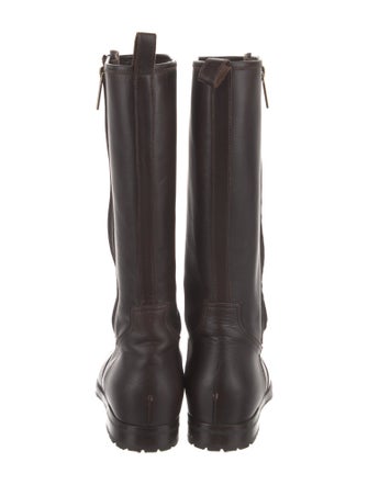 Manolo Blahnik Leather Riding Boots