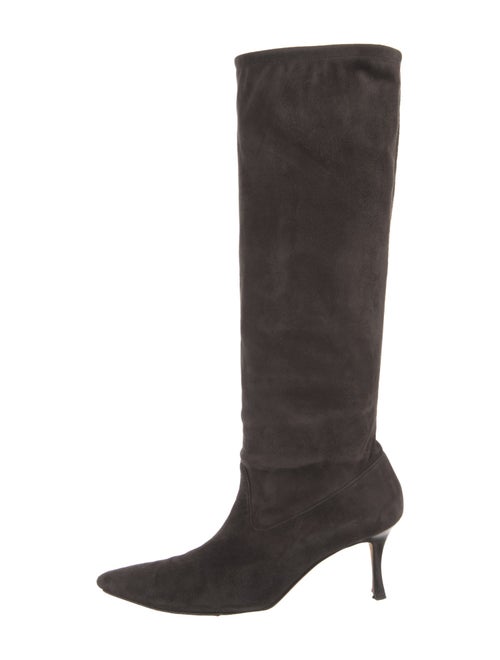 Manolo Blahnik Suede Boots