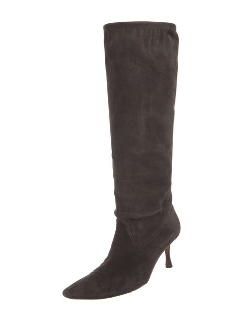 Manolo Blahnik Suede Boots