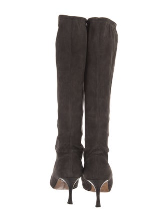 Manolo Blahnik Suede Boots