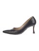 Manolo Blahnik Leather Pumps