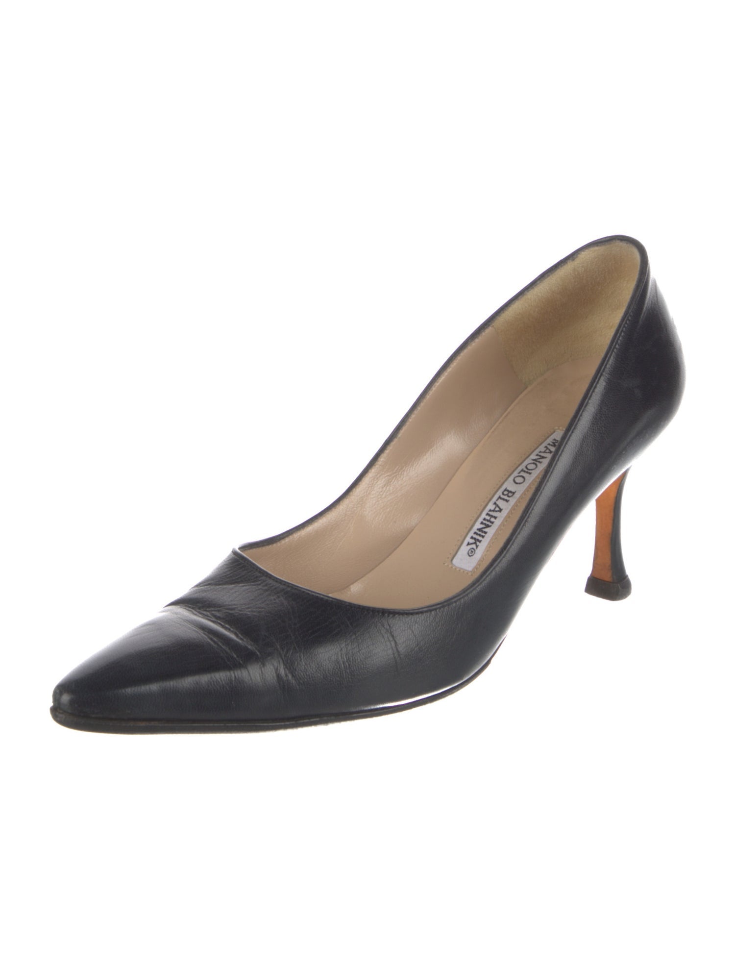 Manolo Blahnik Leather Pumps