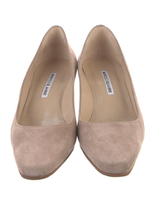 Manolo Blahnik Suede Pumps