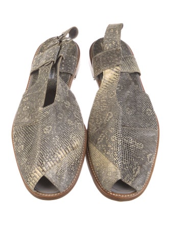 Manolo Blahnik Leather Loafers