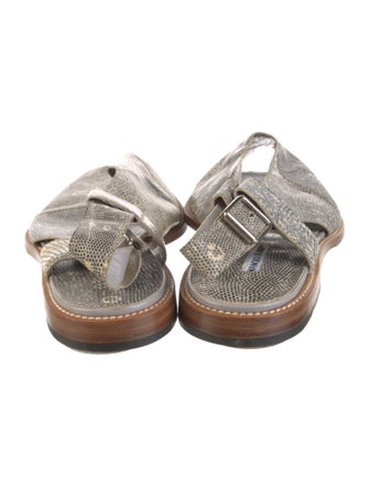 Manolo Blahnik Leather Loafers