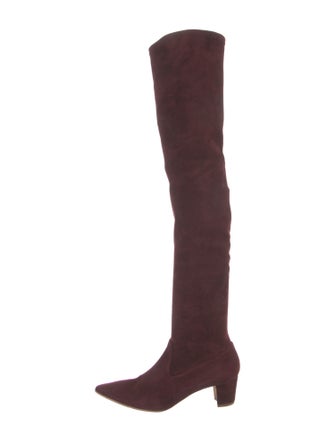 Manolo Blahnik Suede Boots