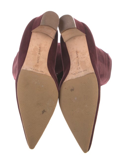 Manolo Blahnik Suede Boots
