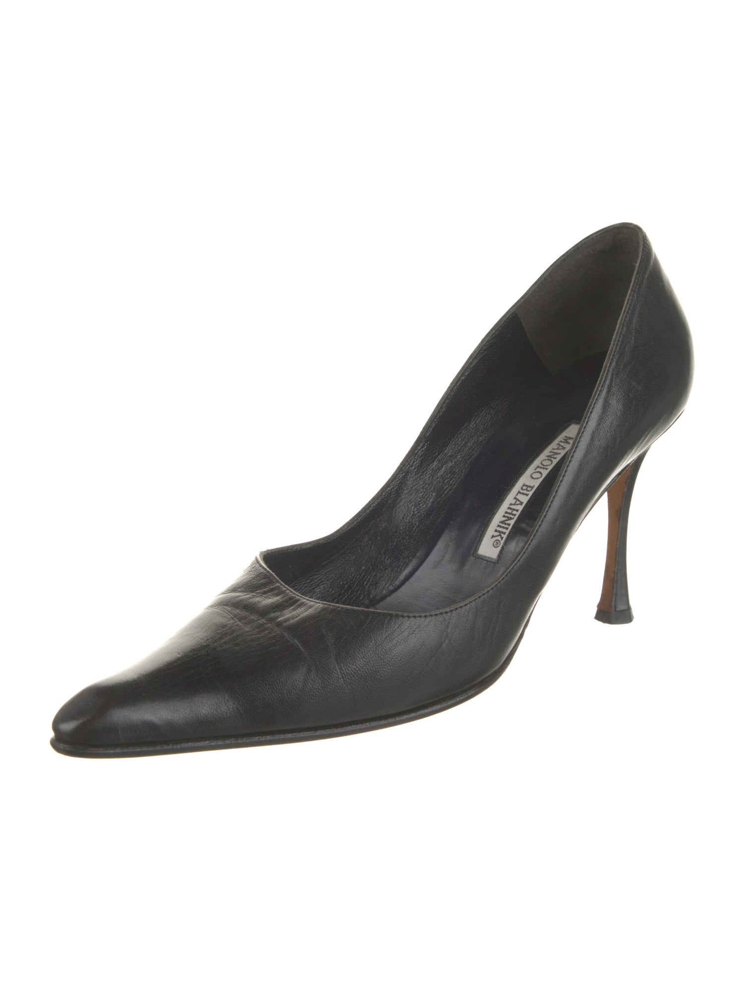 Manolo Blahnik Vintage Leather Pumps